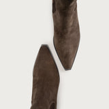 Vela Taupe Brown Suede