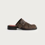 Tondra Taupe Brown Suede