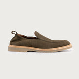 Aura Khaki Green Suede
