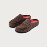 Elio Brown Suede