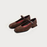 Quadra Brown Suede