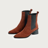 Vela Terracotta Suede
