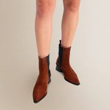 Vela Terracotta Suede