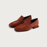 Strata Terracotta Suede