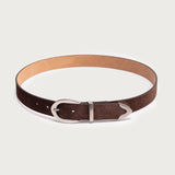 Women's Belt Brown Suede